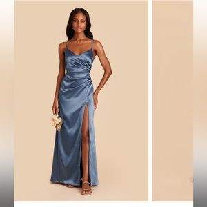 Birdy Grey Catherine Satin Twilight Bridesmaid Dress - Size Small